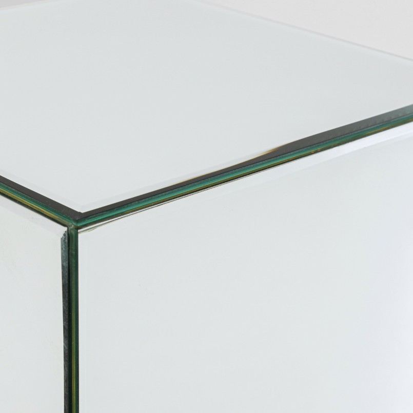Table d'appoint piédestal en verre miroir - Luxury - Kare Design