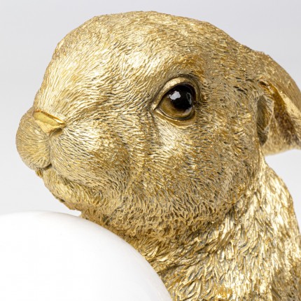 Tafellamp zittend konijn goud Kare Design