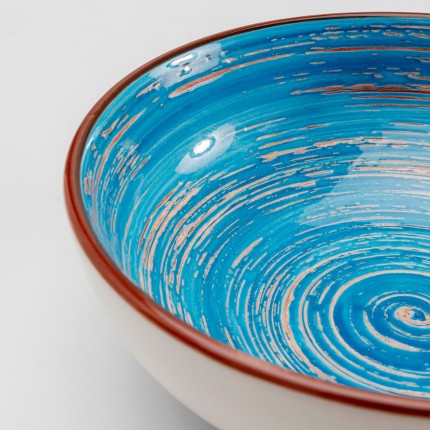 Bowl Swirl Ø18cm blue (4/set) Kare Design