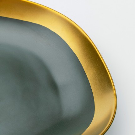 Plate Vibrations Ø27cm green (4/set) Kare Design