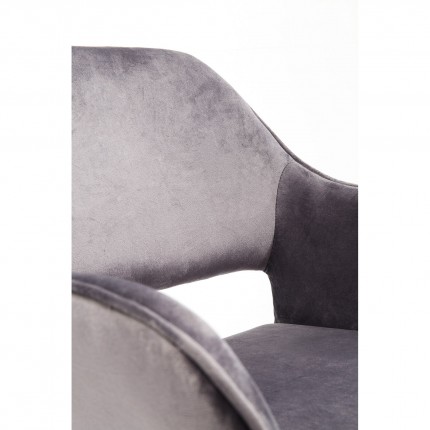 Ensemble table et 4 chaises Francisco Glenn gris Kare Design