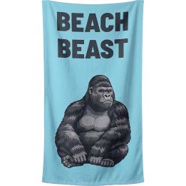 Beach Towel Beach Beast 90x170 cm (2/Set) Kare Design
