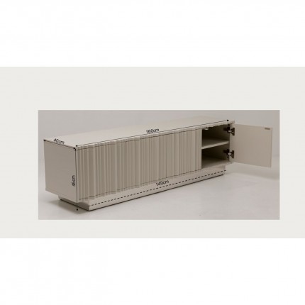 Meuble TV Stucco gris Kare Design