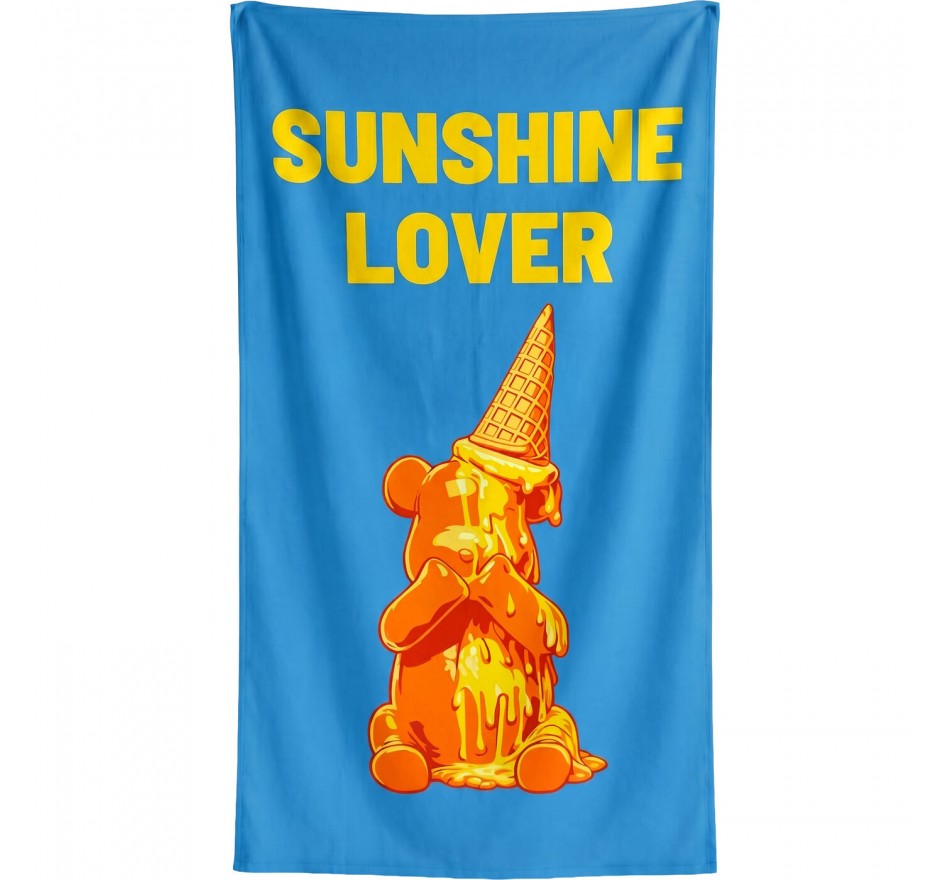 Strandhanddoek Sunshine Lover 90x170cm (2/Set) Kare Design