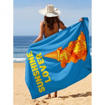 Strandhanddoek Sunshine Lover 90x170cm (2/Set) Kare Design