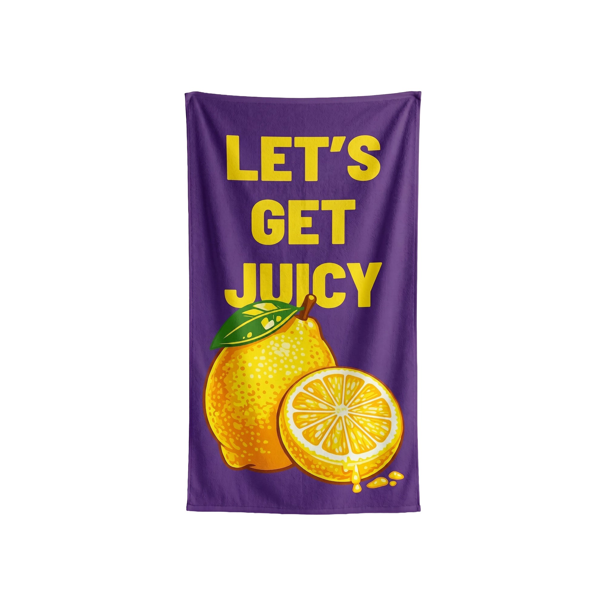 Beach Towel Let's Get Juicy 90x170cm (2/Set) Kare Design