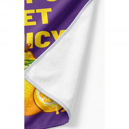 Beach Towel Let's Get Juicy 90x170cm (2/Set) Kare Design
