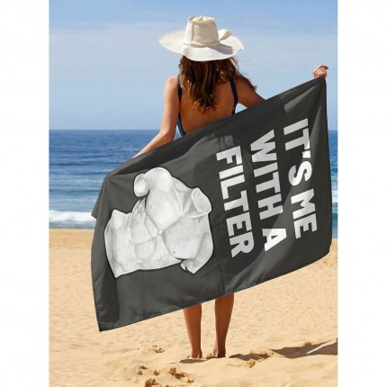 Beach Towel It's Me 90x170cm (2/Set) Kare Design