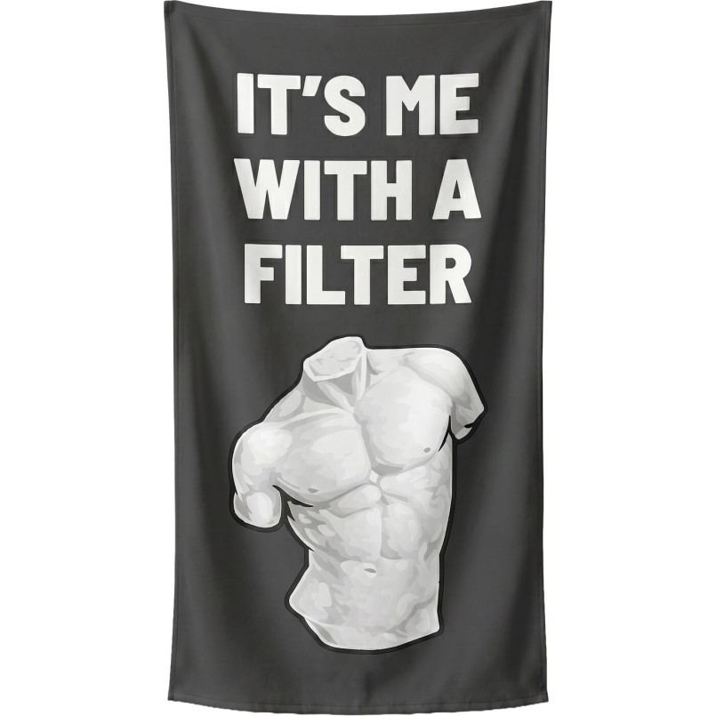 Beach Towel It's Me 90x170cm (2/Set) Kare Design