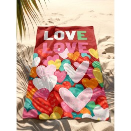 Strandhanddoek Love 90x170cm (2/Set) Kare Design
