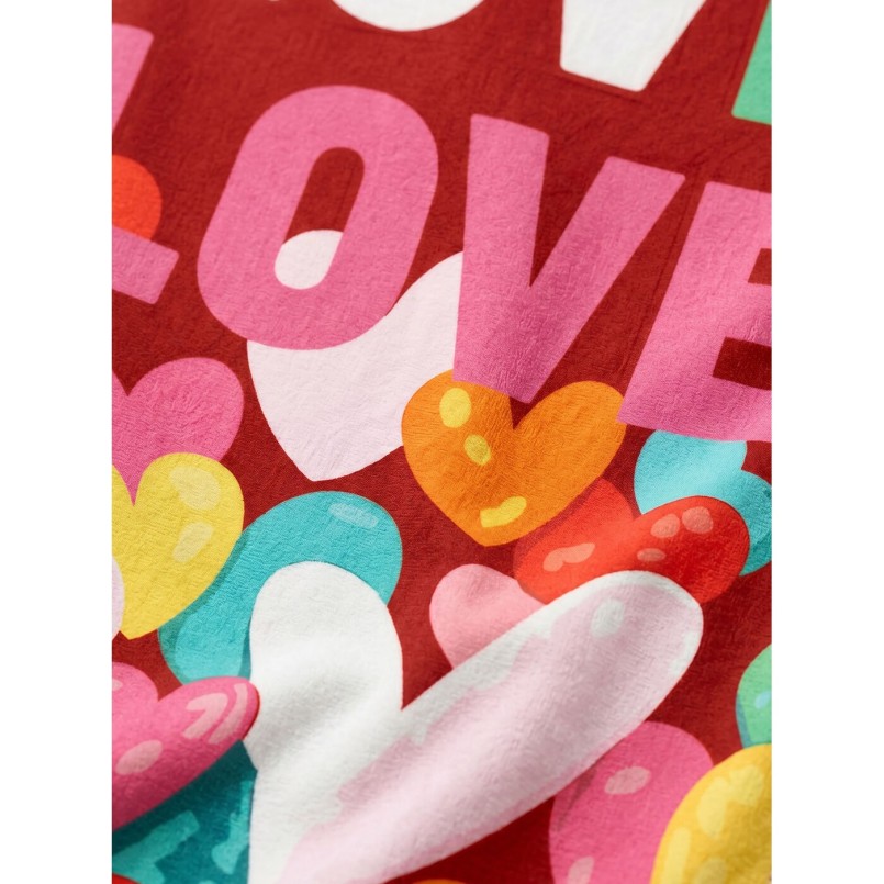 Serviettes de plage imprimés coeurs - Love - Kare Design