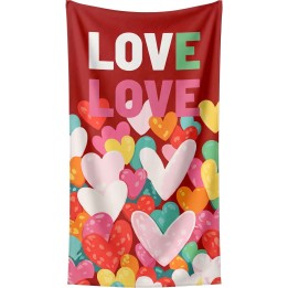 Beach Towel Love 90x170cm (2/Set) Kare Design