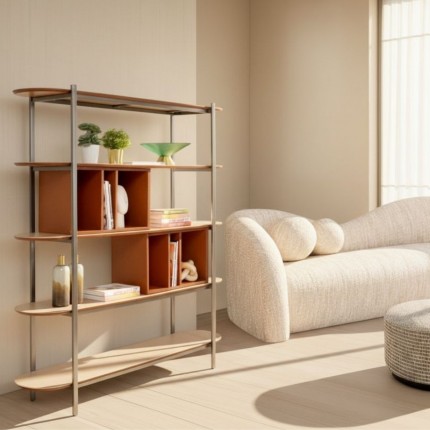 Bookshelf Tango 190x180cm Kare Design