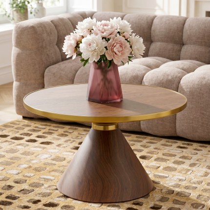 Coffee Table Cono Ø70cm walnut Kare Design