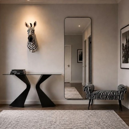 Spiegel Ombra Soft Zwart 200x80cm Kare Design