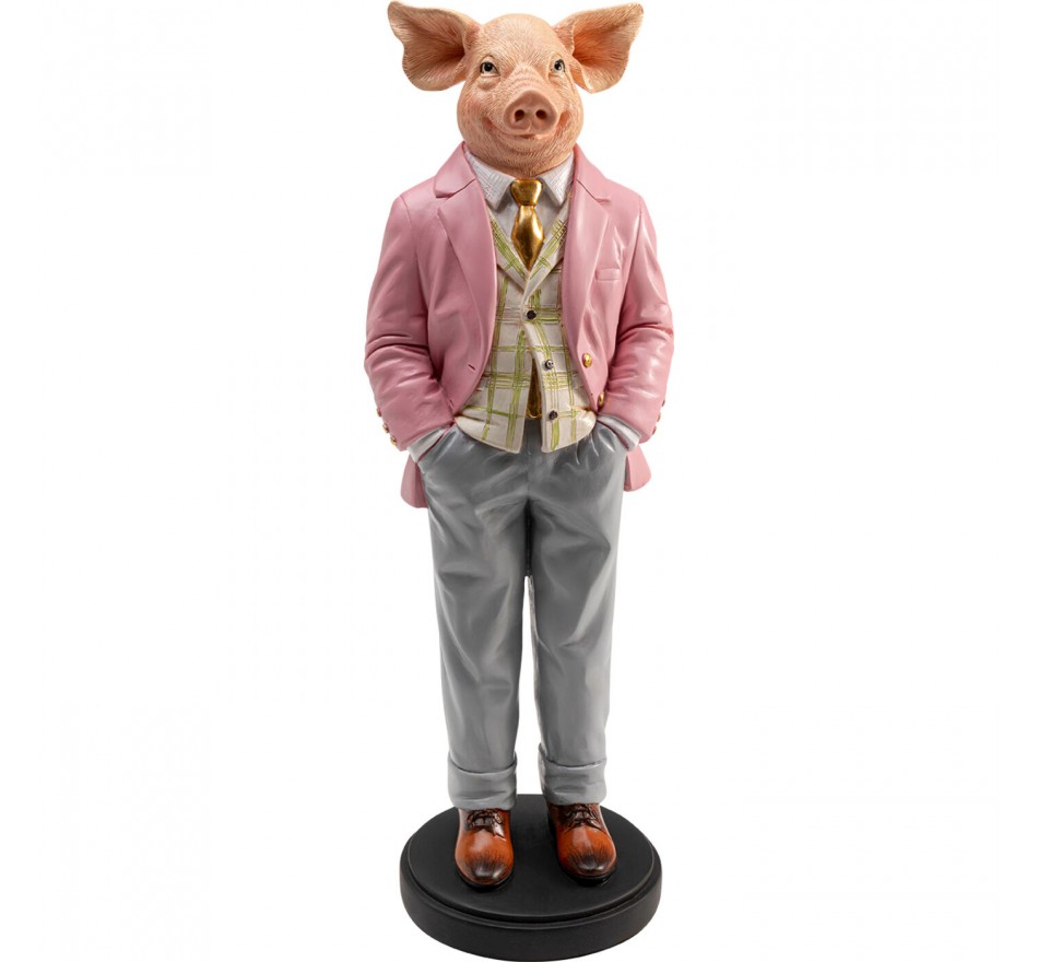 Woonaccessoires varken gentleman 44cm Kare Design