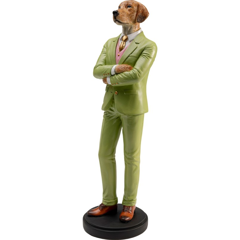 Deco dog gentleman 51cm Kare Design