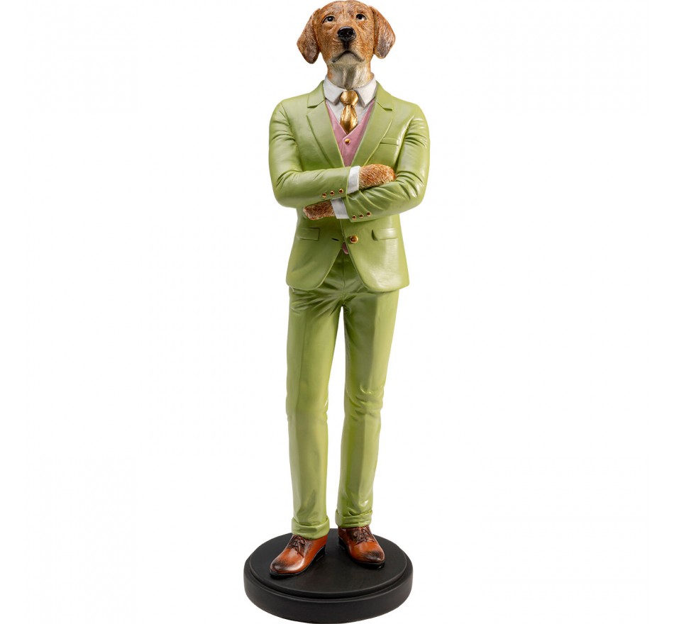 Déco chien gentleman 51cm Kare Design