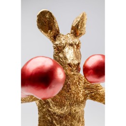 Déco kangourou doré boxeur - Kare Design