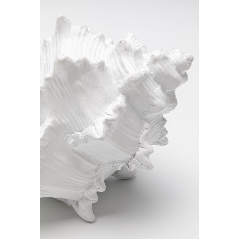 Woonaccessoires schelp wit 19cm Kare Design