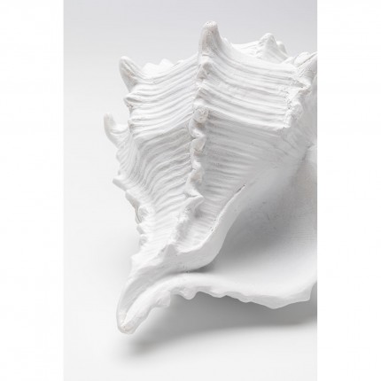 Woonaccessoires schelp wit 19cm Kare Design