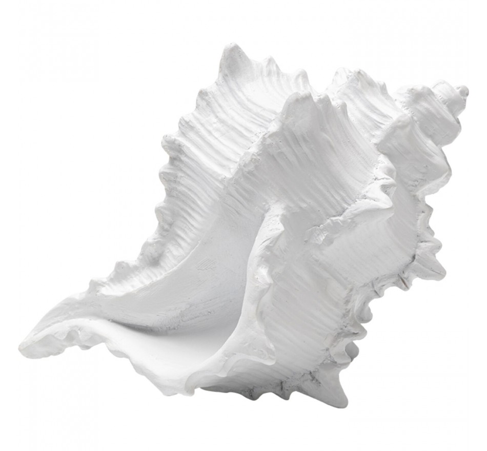 Woonaccessoires schelp wit 19cm Kare Design