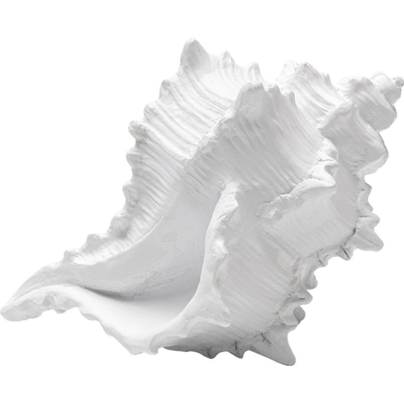 Woonaccessoires schelp wit 19cm Kare Design