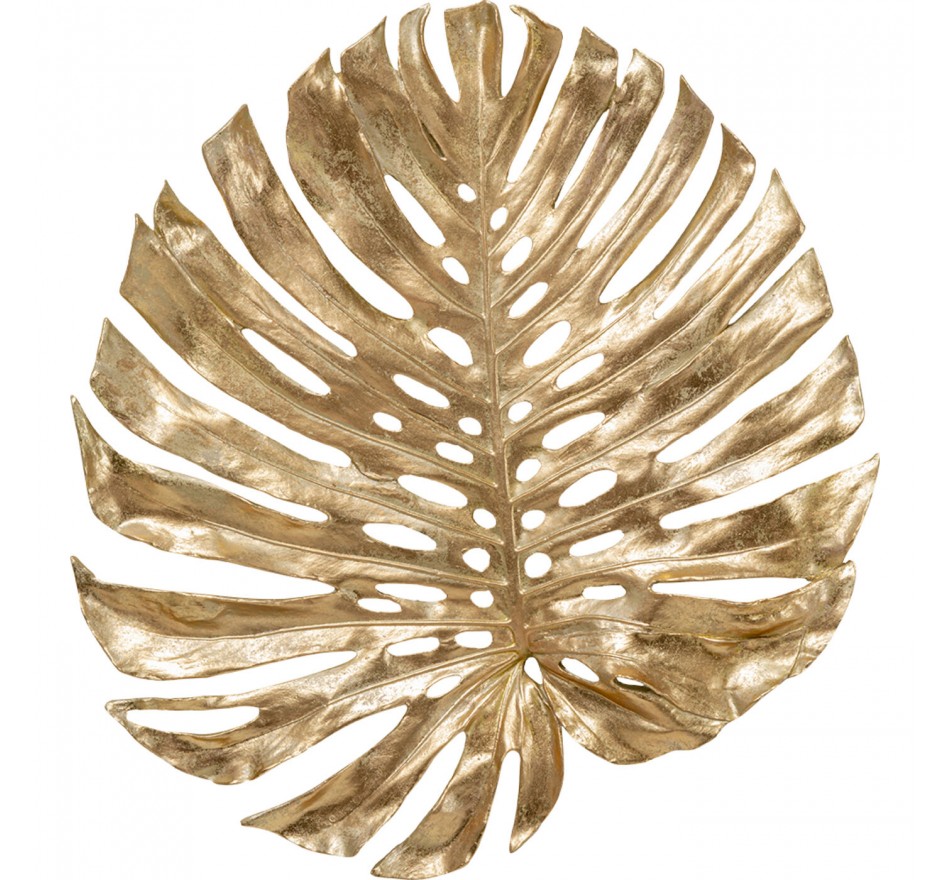 Wall Decoration Monstera leaf gold 62cm Kare Design