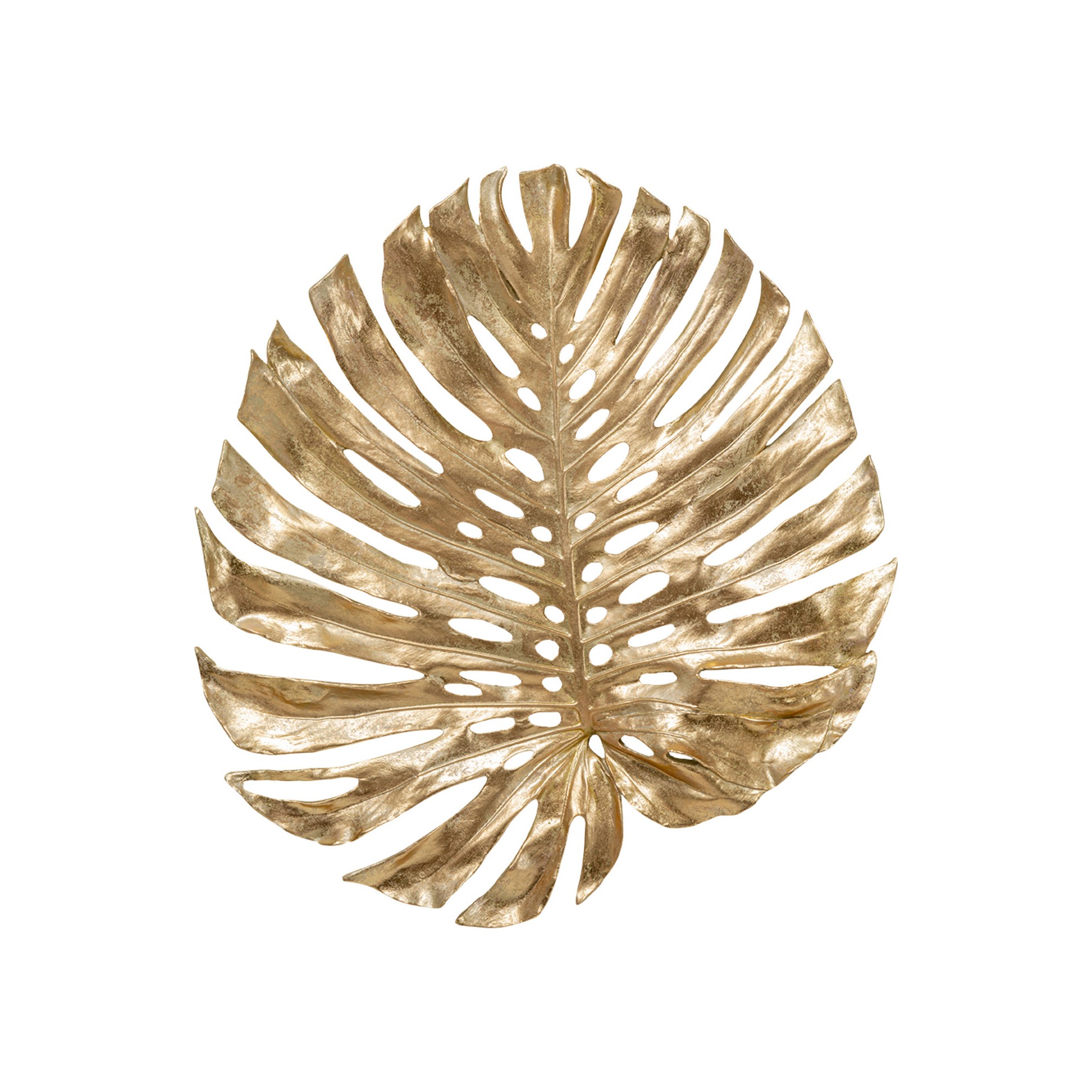 Wall Decoration Monstera leaf gold 62cm Kare Design