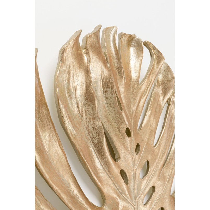 Déco murale feuille de Monstera dorée - Kare Design