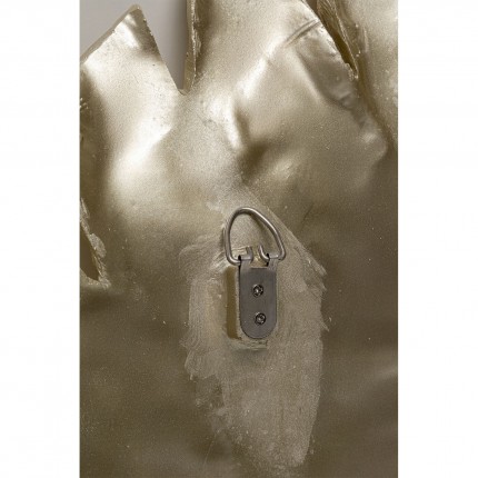 Wanddecoratie Monstera blad goud 83cm Kare Design