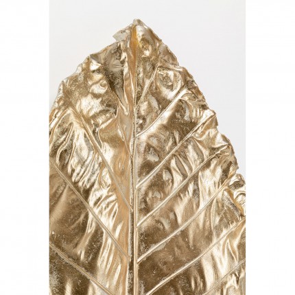 Wanddecoratie XL Alocasia blad goud 140cm Kare Design