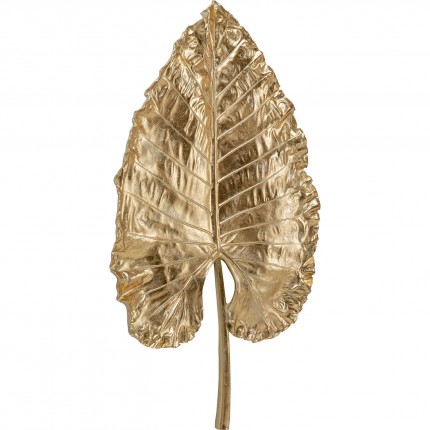 Wall Decoration XL Alocasia leaf gold 140cm Kare Design