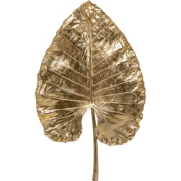 Déco murale XL feuille d'Alocasia dorée - Kare Design