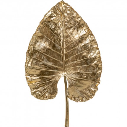 Wall Decoration XL Alocasia leaf gold 140cm Kare Design