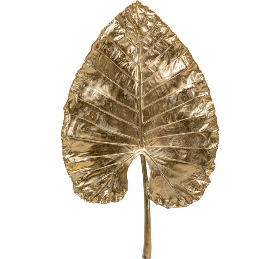 Wall Decoration XL Alocasia leaf gold 140cm Kare Design