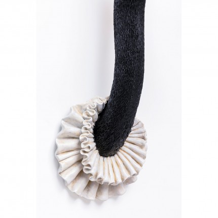 Wall Decoration ostrich bubble gum 41cm Kare Design