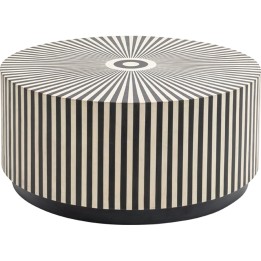 Eigentijdse zwart-witte salontafel - Electra - Kare Design