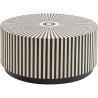 Eigentijdse zwart-witte salontafel - Electra - Kare Design