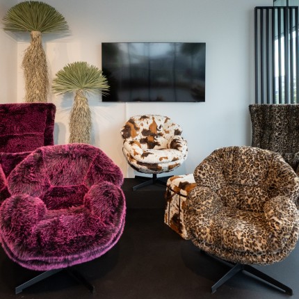 Fauteuil pivotant Cutie vache Kare Design
