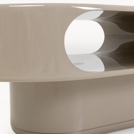 Salontafel Groove taupe 100x60cm Kare Design