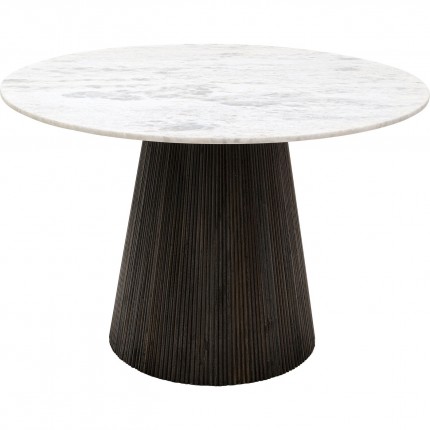 Ensemble table et 4 chaises Francisco Glenn gris Kare Design