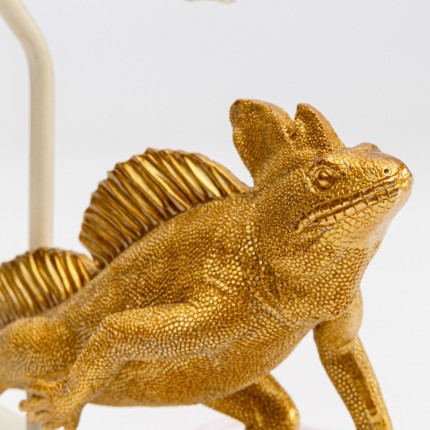 Table lamp gold iguana Kare Design