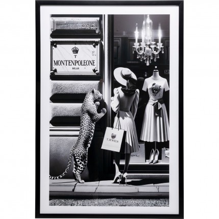 Schilderij Window Shopping 80x120cm Kare Design