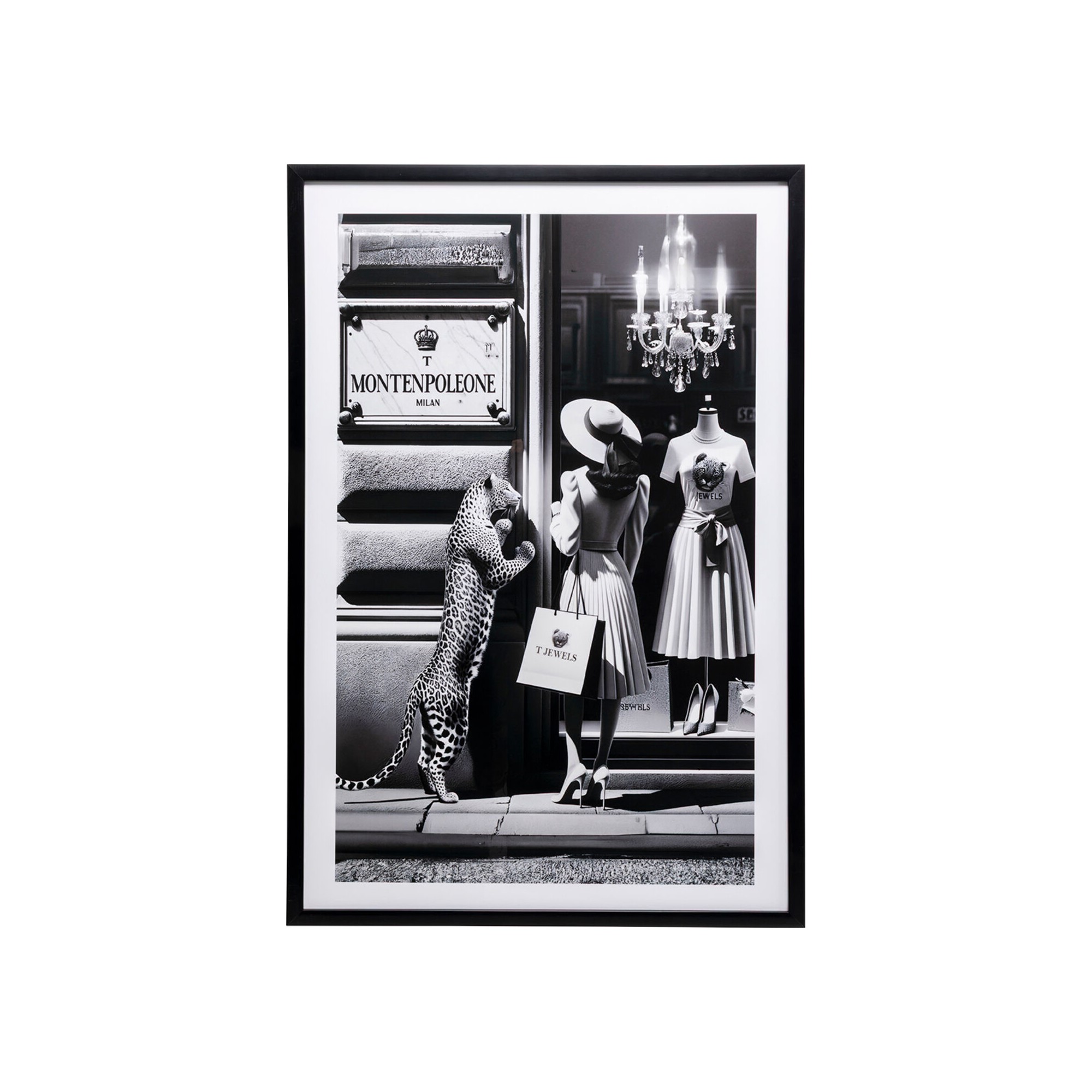 Schilderij Window Shopping 80x120cm Kare Design