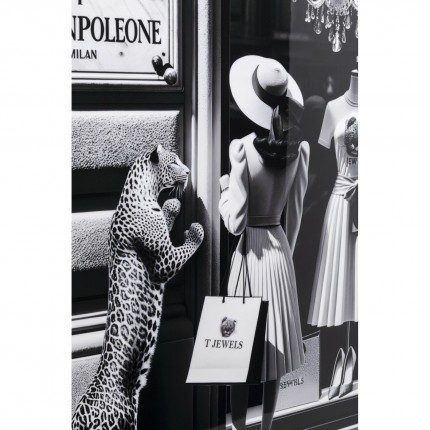 Framed Picture Window Shopping 80x120cm Kare Design