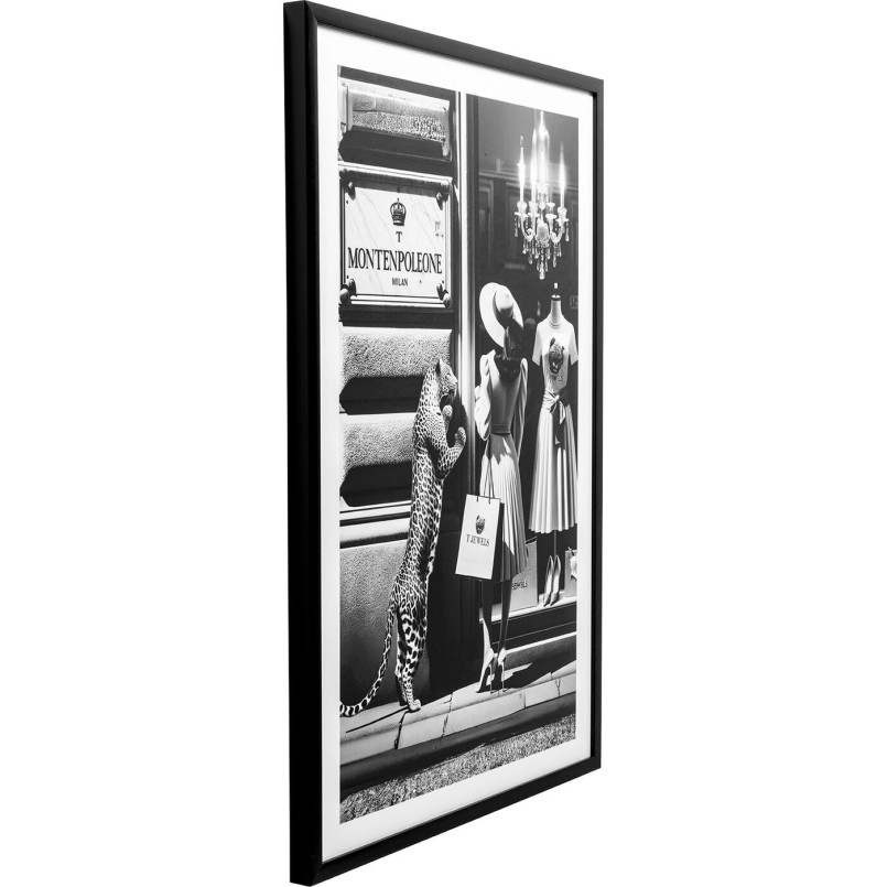 Tableau femme qui fait du shopping - Kare Design