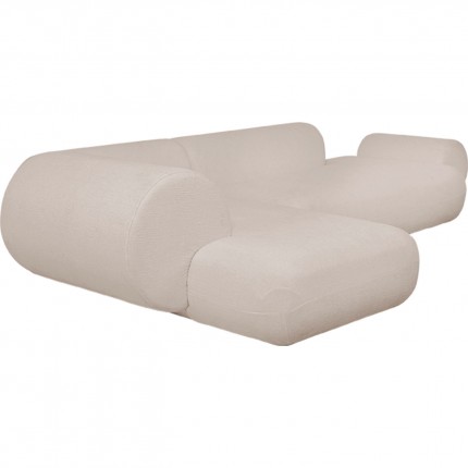Canapé d'angle Soft beige gauche Kare Design