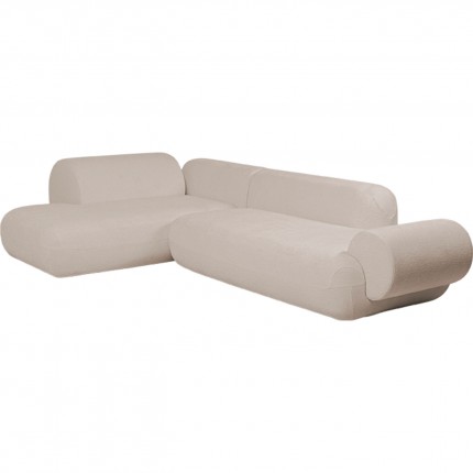 Corner Sofa Soft beige left Kare Design