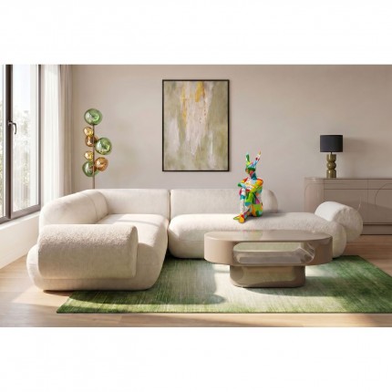 Hoekbank Soft beige links Kare Design